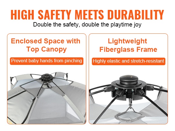 Vauvan leikkikehä ilman patjaa