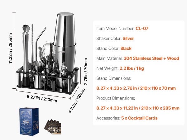 Baarityökalut bambutelineessä