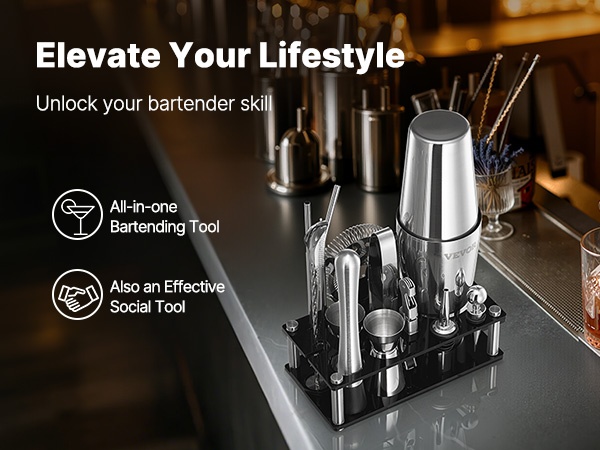 Bambuteline ja baarivälineet