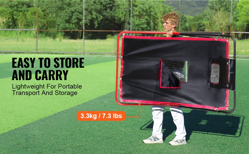 Helppo asennus baseball-palautusverkolle