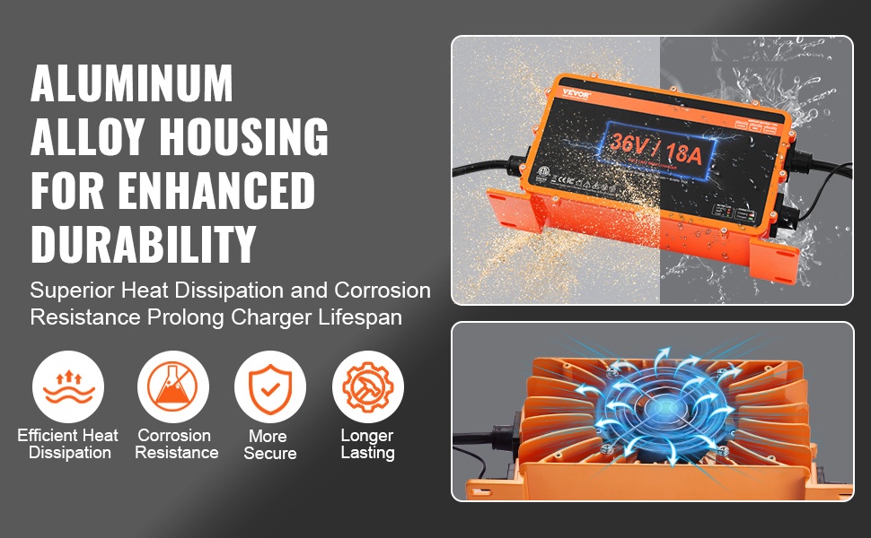 Alumiininen laturin runko