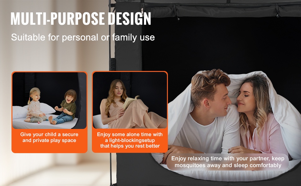 Sänkyteltta lasten käyttöön