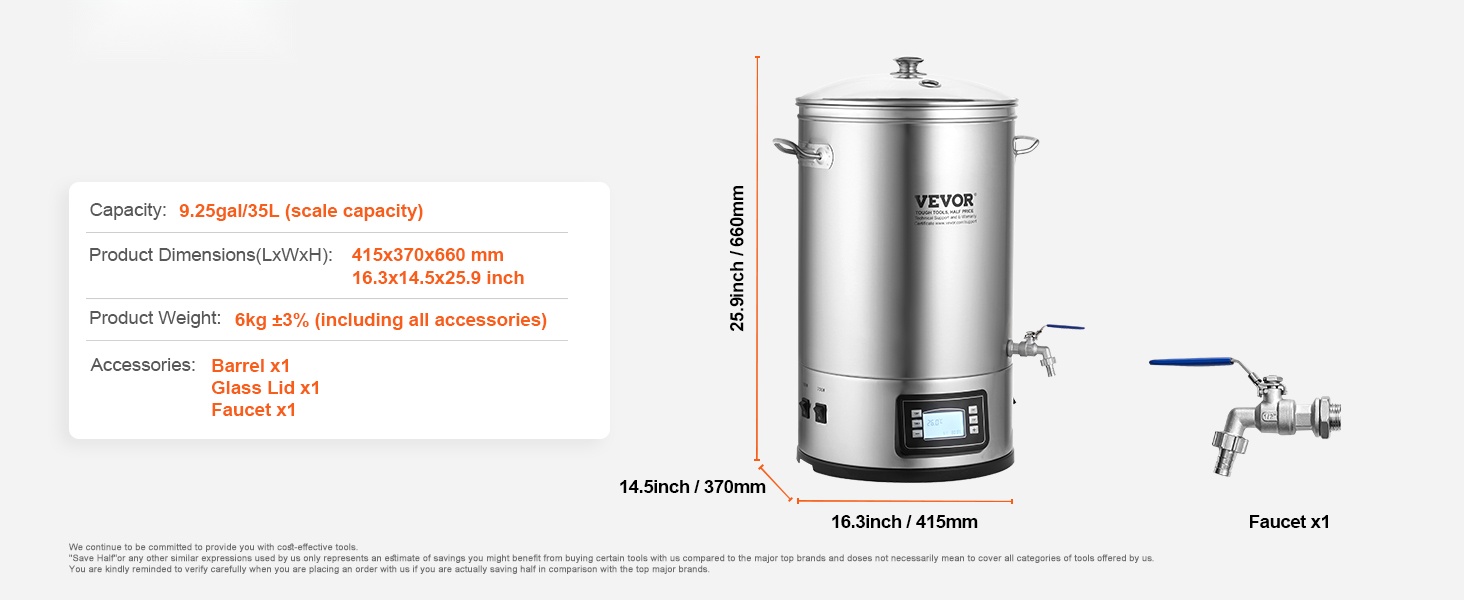 Käymisastian varusteet
