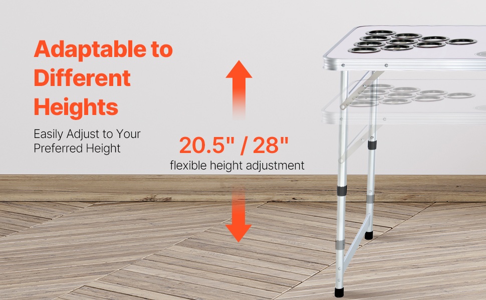 Säädettävä korkeus kahteen tasoon