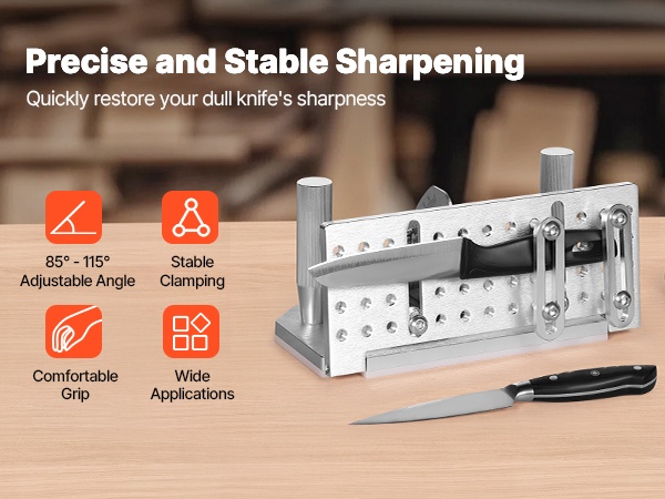 Hiomakoneen veitsituki käytössä