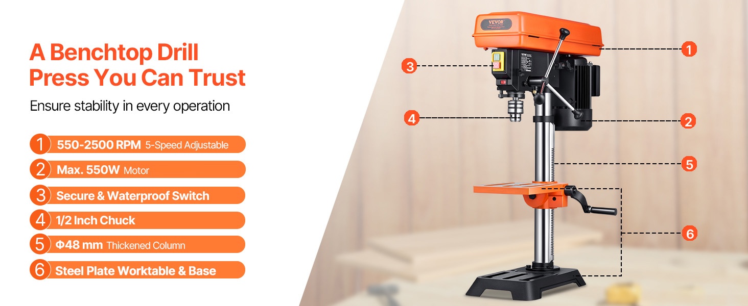 B16-istukka ja poranterän kiinnitys