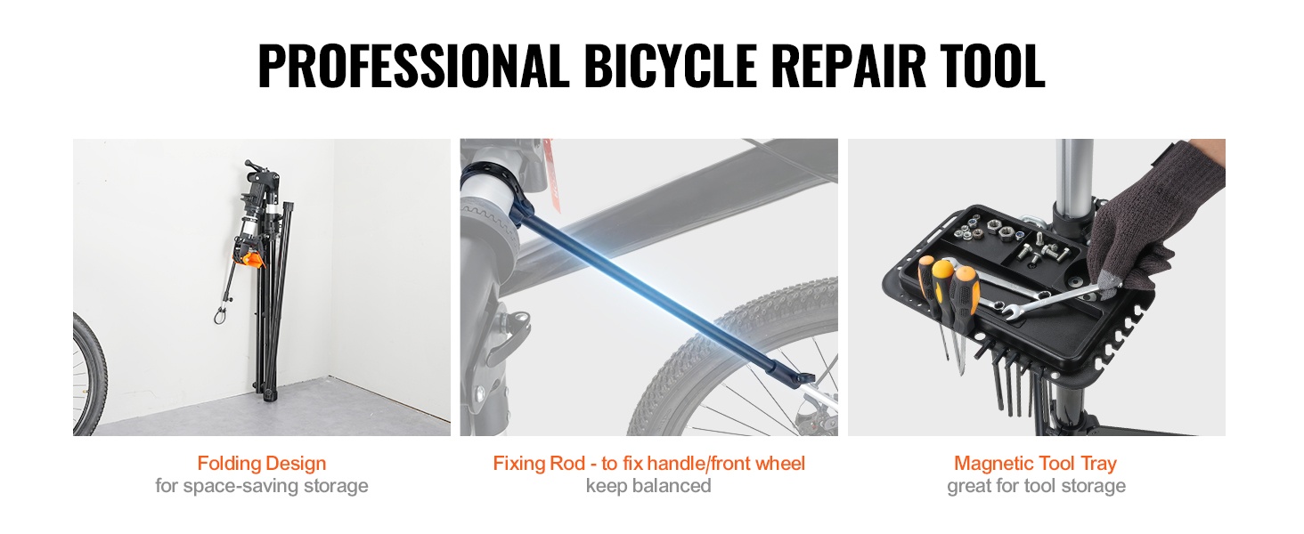 Pyörän huoltoteline lisävarusteet ja työkalutaso