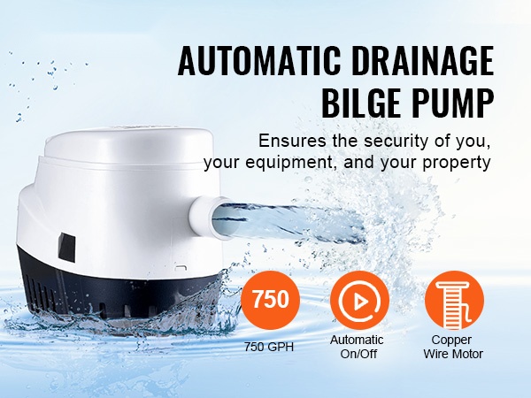 Kompakti pilssipumppu kellukekytkimellä