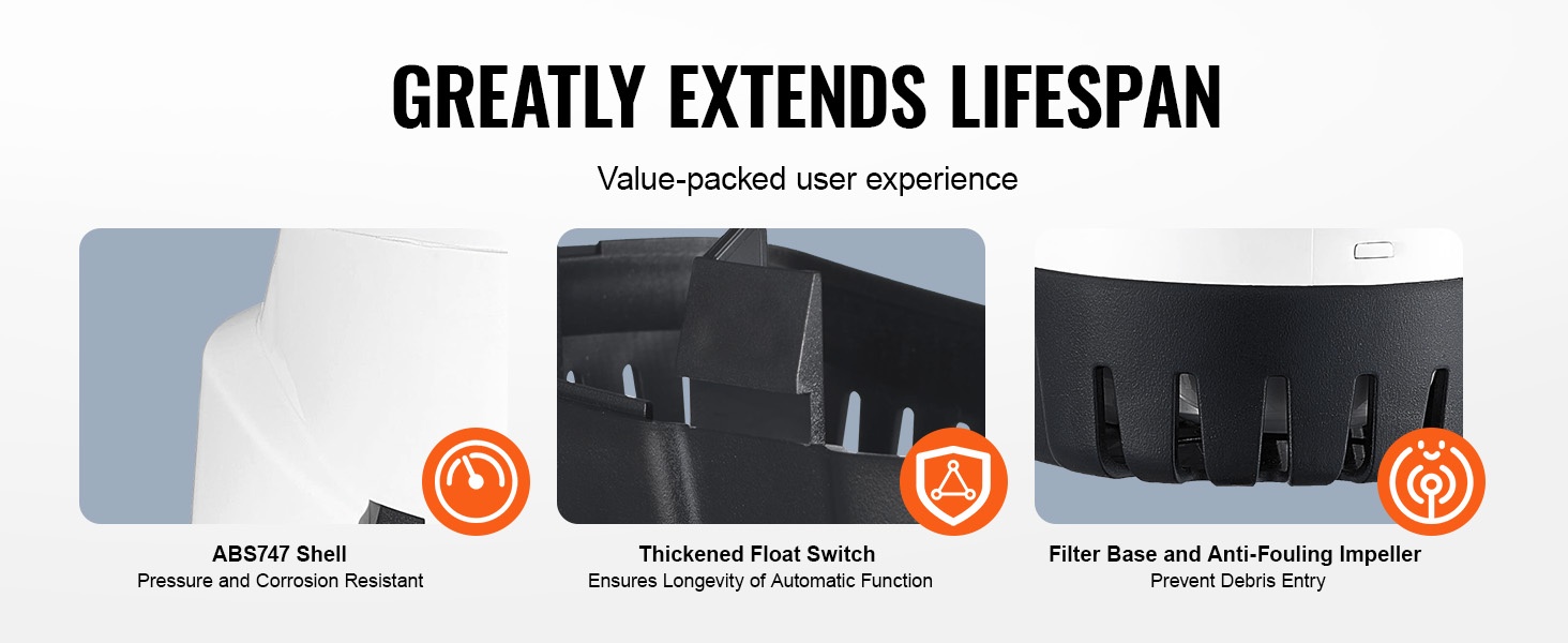 ABS747-rakenteinen pilssipumppu meriympäristöön