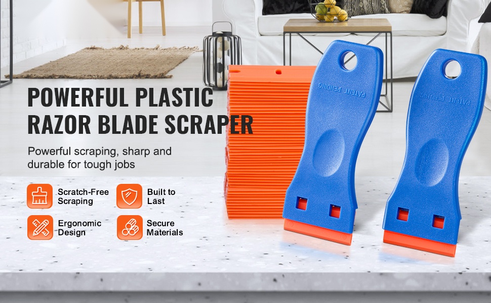 Teräkaavin ABS + TPE -kahvalla