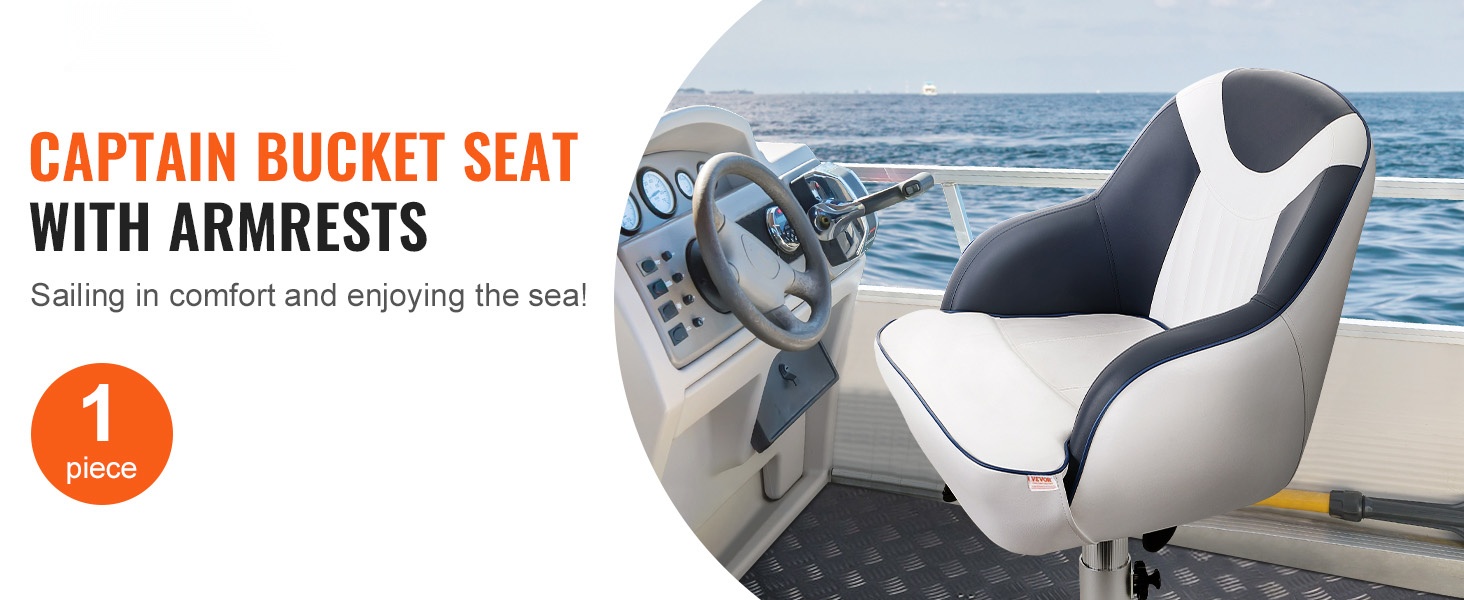 Veneen istuin vedenpitävällä PVC-päällysteellä