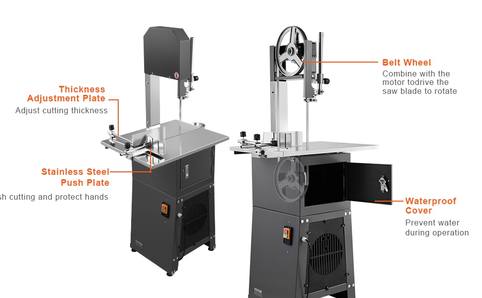 Luu- ja lihasahan käyttö erilaisten ruhonosien leikkauksessa