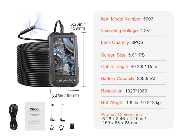 Endoskooppikamera käytössä