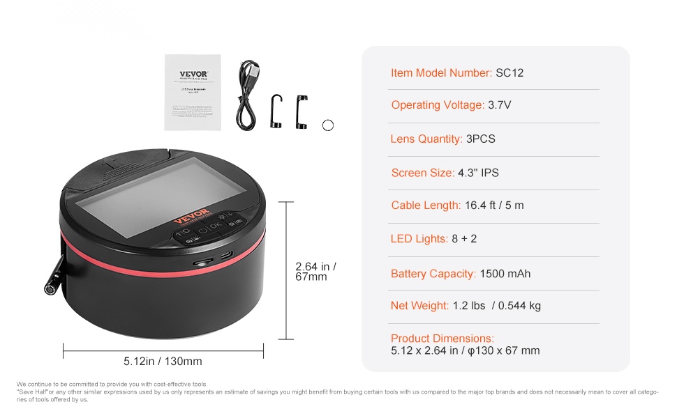 Endoskooppikamera ja tarvikkeet
