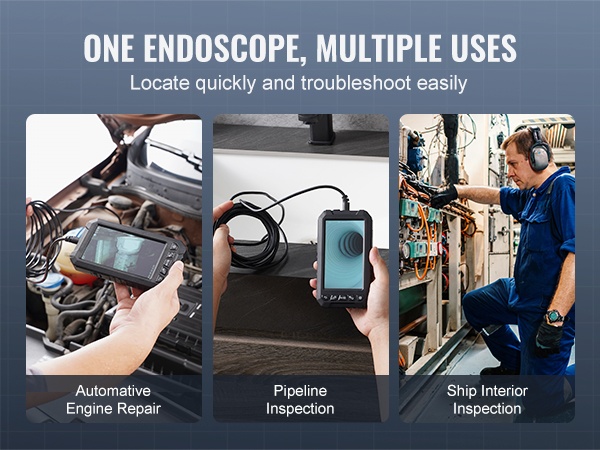 Endoskooppikamera huoltotöissä