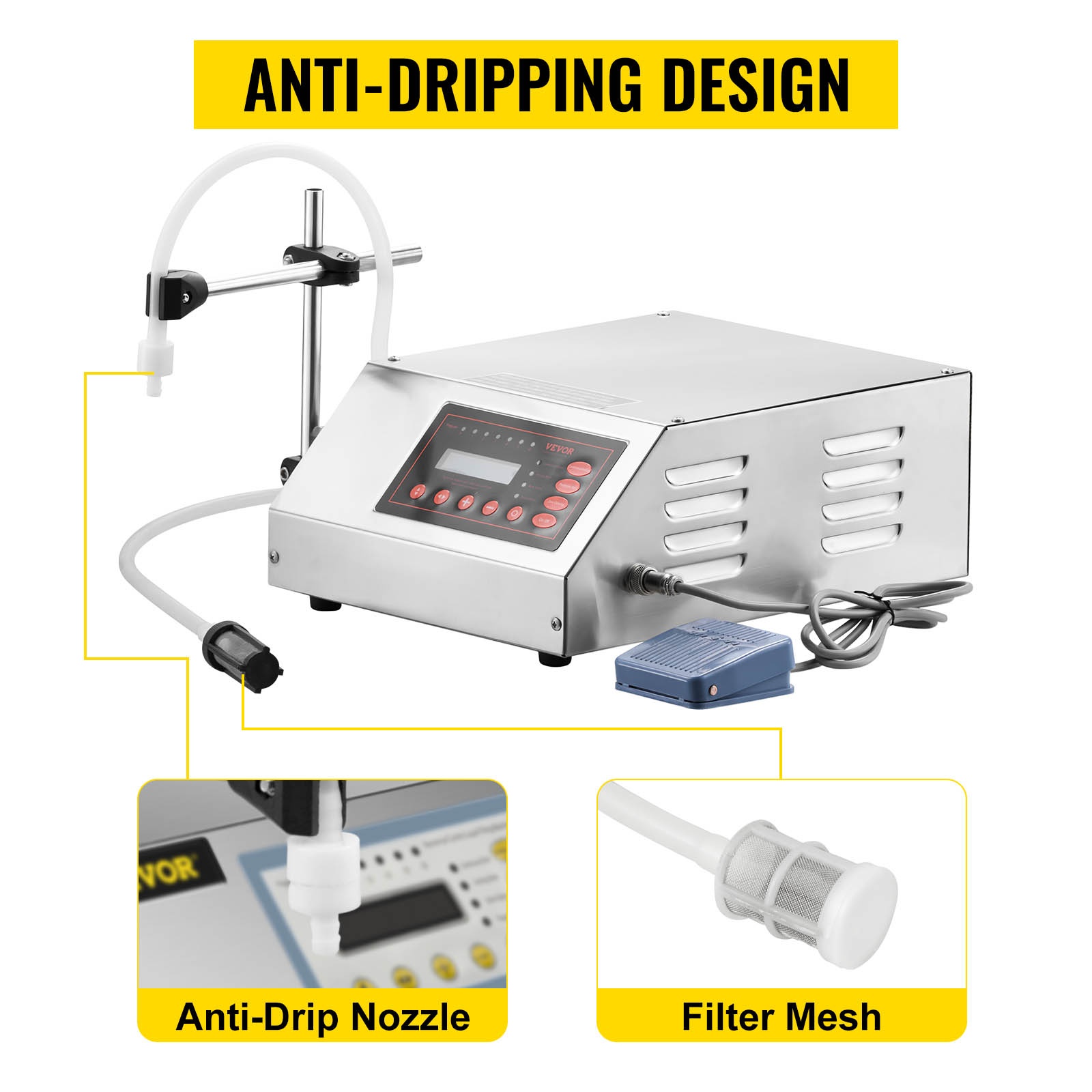 Tipaton täyttösuutin