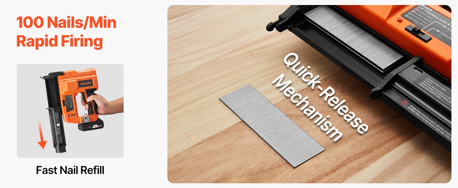 Yhteensopivat brad-naulat ja niitit