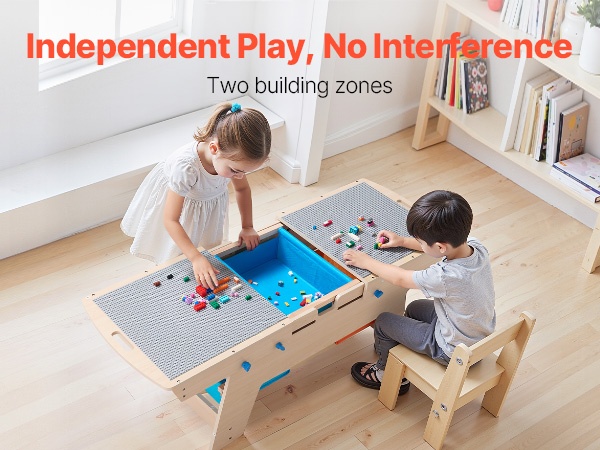 Leikkipöytä kahdelle lapselle