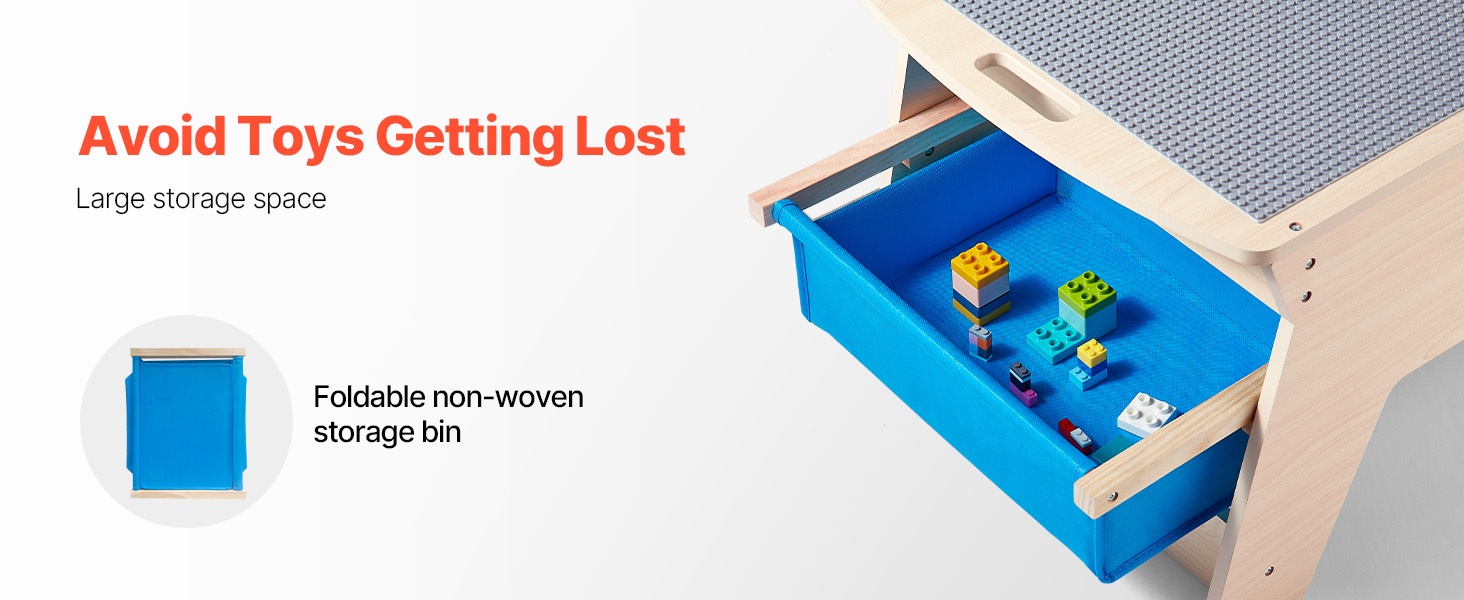 Säilytyslaatikot rakennuspalikoille ja leluille