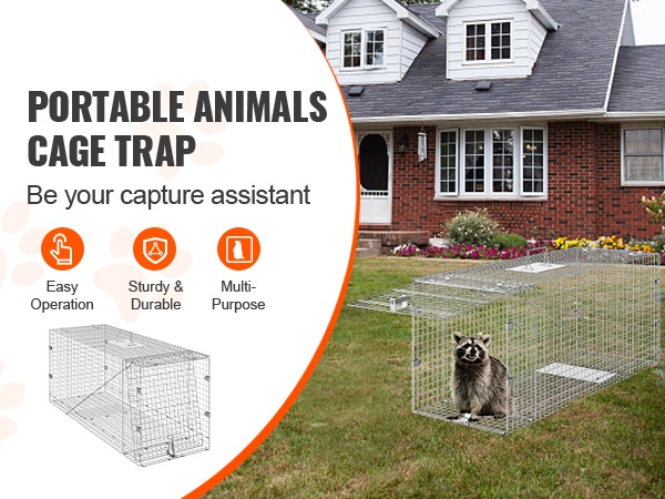 Eläinloukku taitettuna