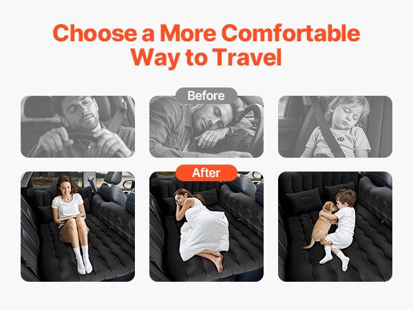 Ilmapatjan joustava täyttö tavaratilassa