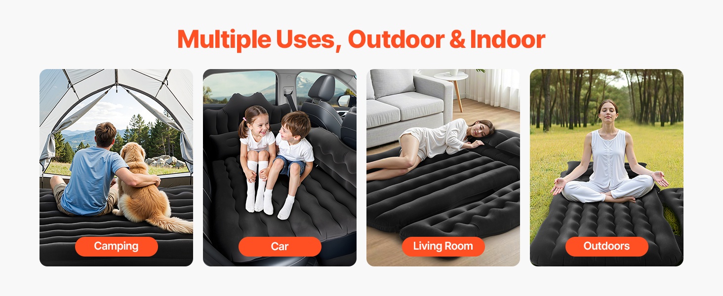 Auton ilmapatja leirintään ja matkailuun