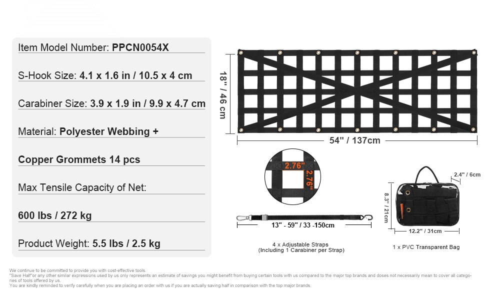 Kuormaverkon säilytys ja varusteet