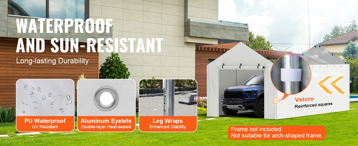 Yhteensopiva autokatoksen rungon kanssa