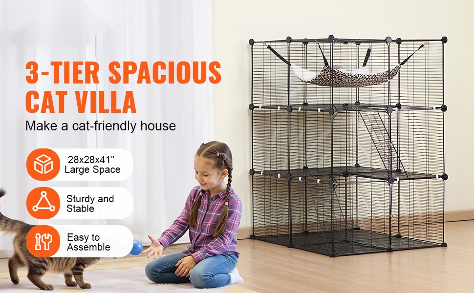 2-tasoinen kissahäkki, yleiskuva