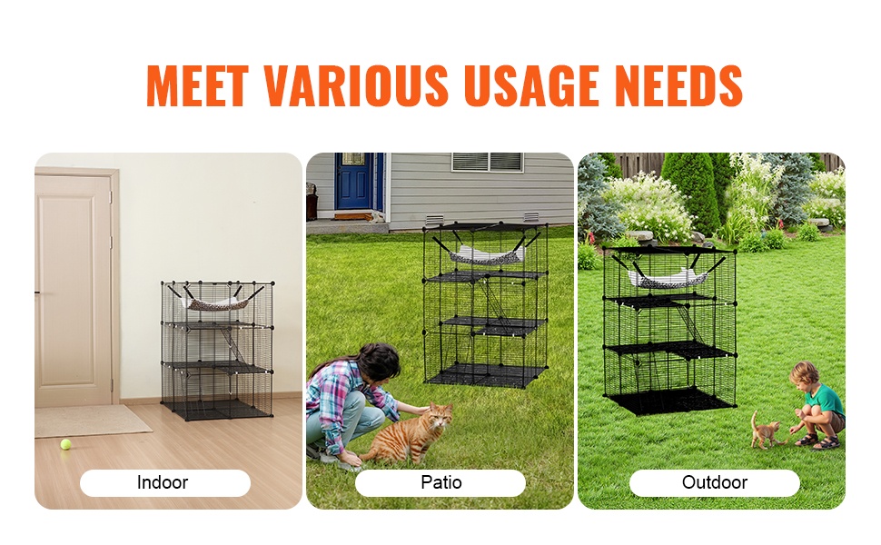 Kissahäkki, sopii myös muille pienille lemmikeille