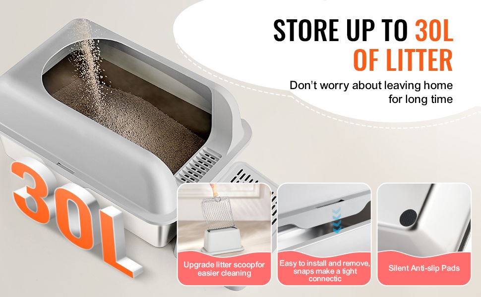 Tilava kissanvessa suurikokoisille kissoille