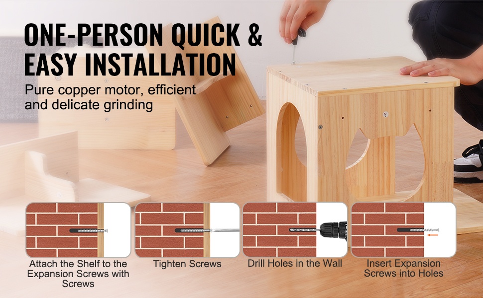 Kissan seinäkalusteet ja kiipeilyosat