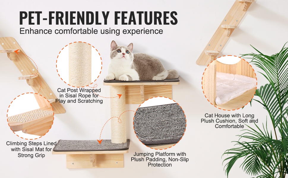 Pehmustetut tasot kissalle