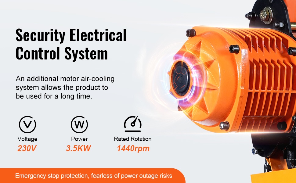 Kuparimoottori ja hätäjarru