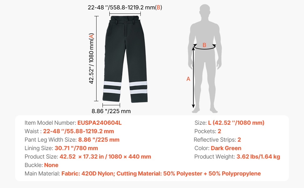 Yksityiskohta suojahousuista