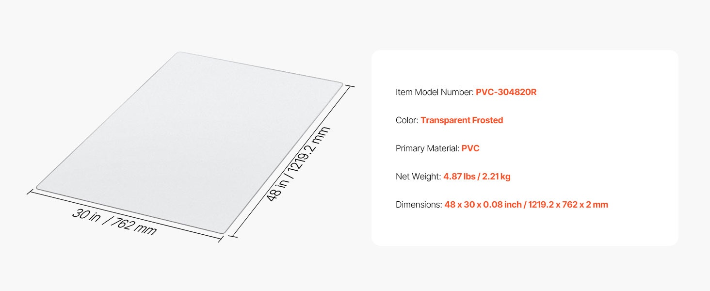 Läpinäkyvä suoja kovalle lattialle
