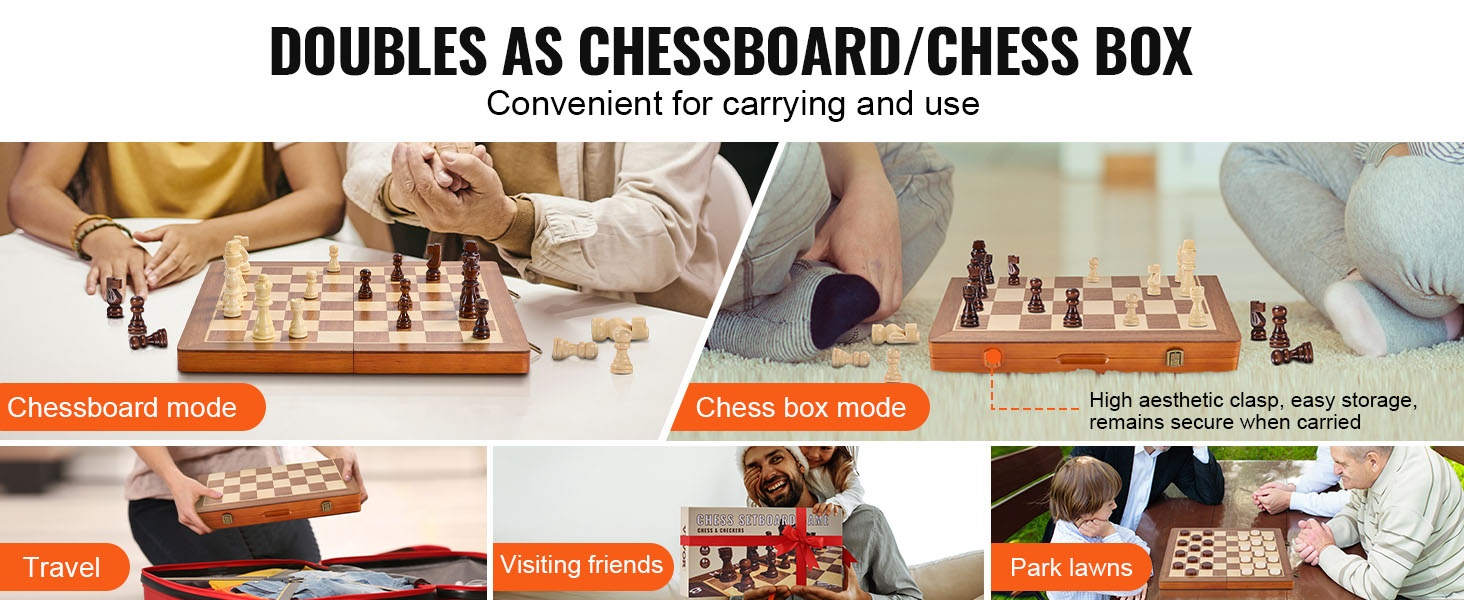 Käännettävä säilytyslaatikko shakkipöydässä