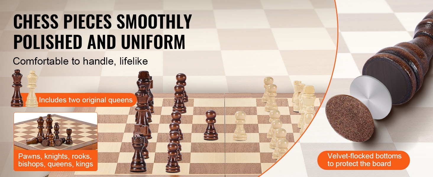 Shakki, tammi ja backgammon samassa pöydässä