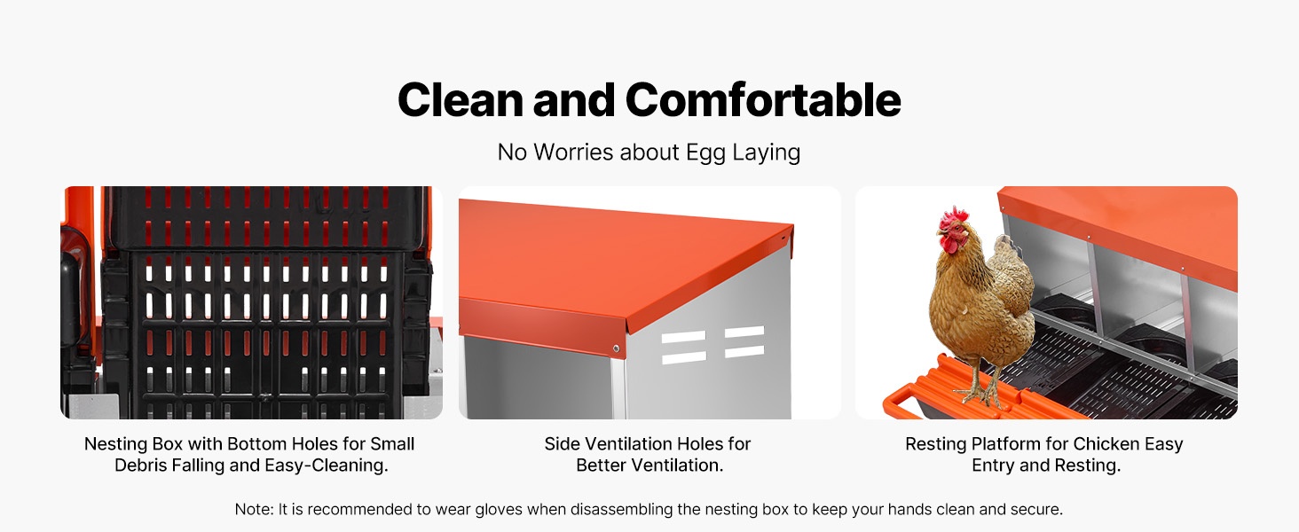 Irrotettava pesäosa ja helppo puhdistus