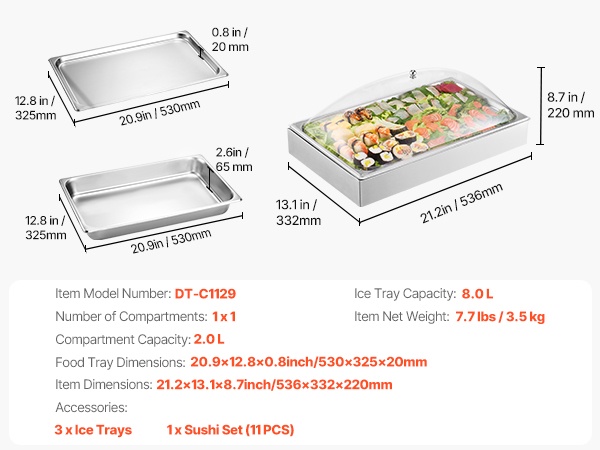 Näyttävä ruoan esillepano