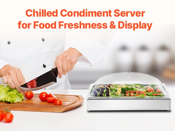 Pöytätason tarjoiluastia selkeällä kannella