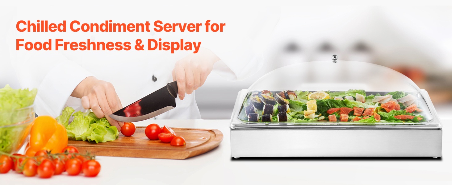 Ruostumattomasta teräksestä valmistettu 4-osainen tarjoiluvati pöytätasolle