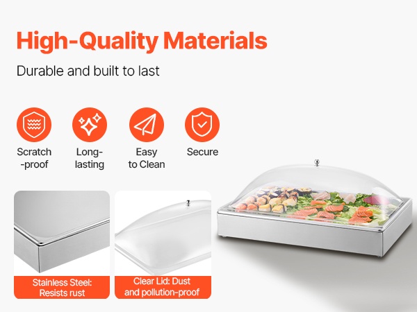 Kestävä rakenne ja läpinäkyvä kansi