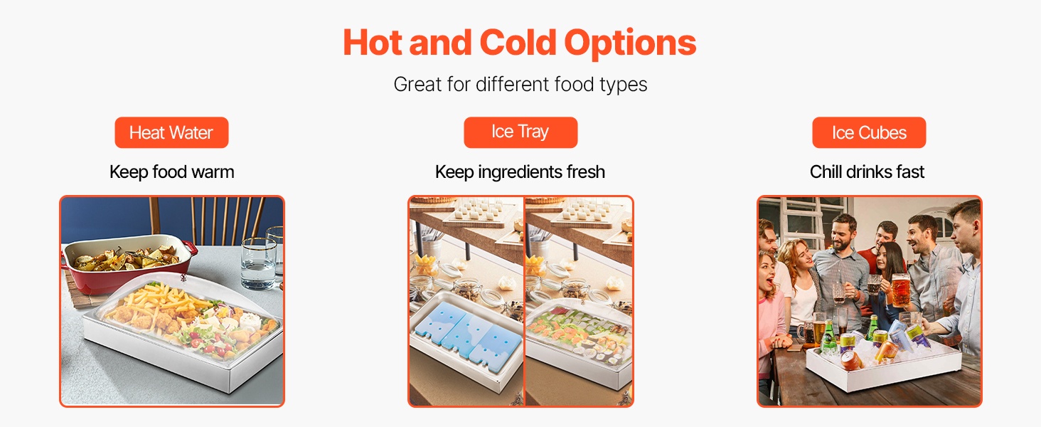 Pohjatila kuumalle vedelle tai jääpaloille