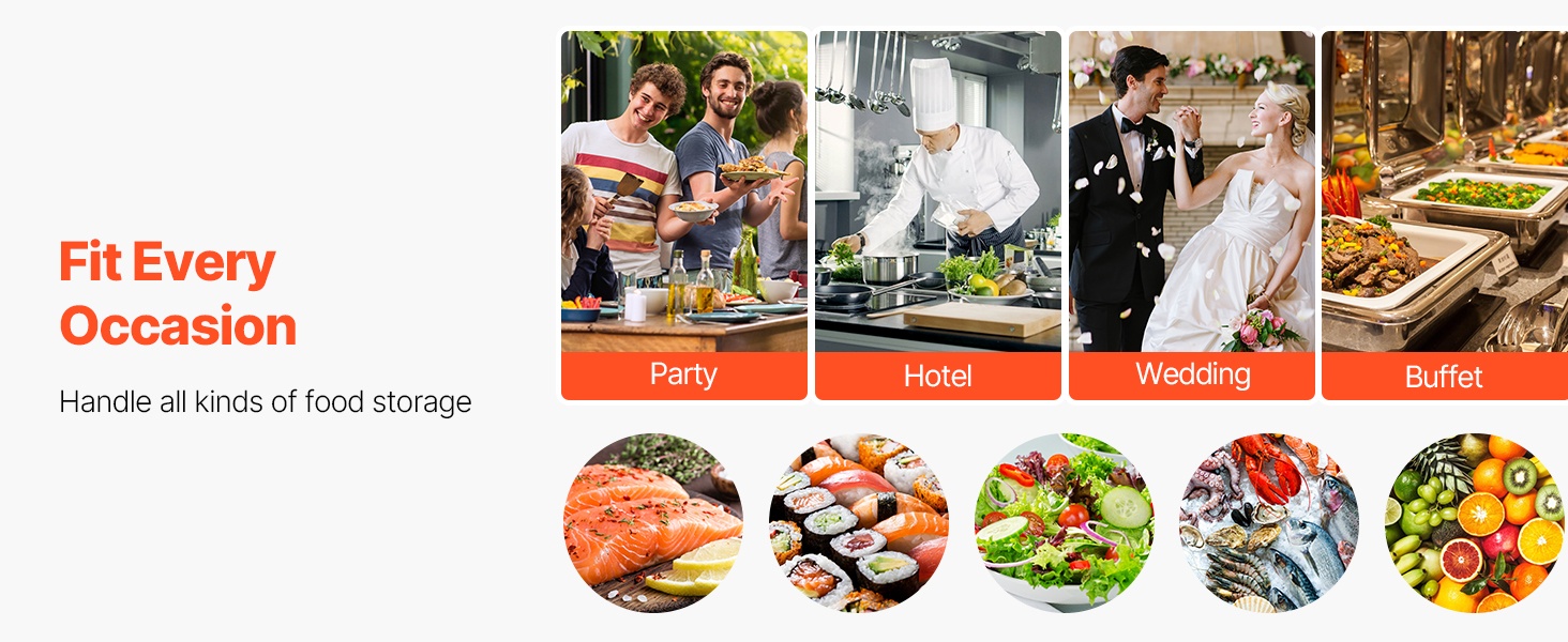 Sopii ravintoloihin, hotelleihin ja buffet-pöytiin