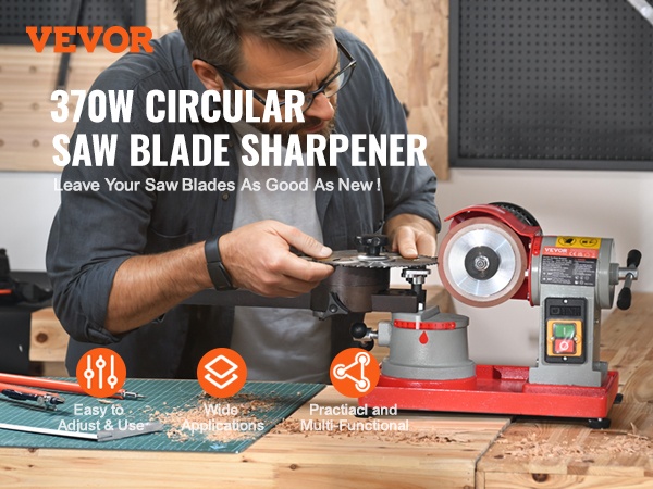 Pyörösahanterän teroitin käytössä