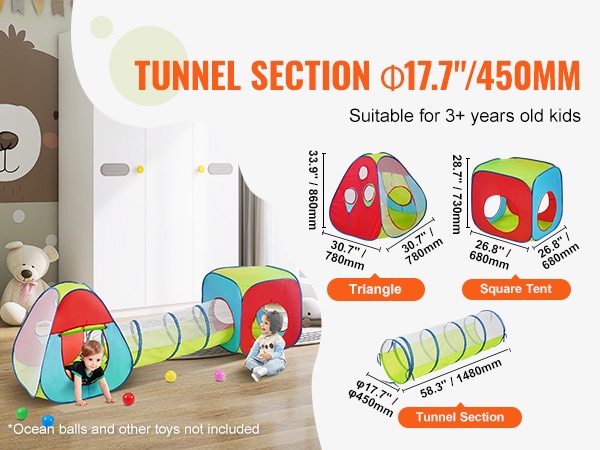 Vedenpitävä ja helposti puhdistettava kiipeilytunneli