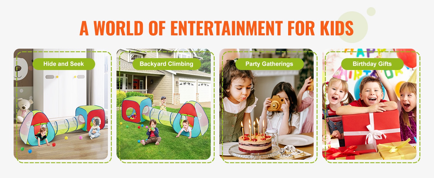 Tarranauhoilla koottava pehmeä kiipeilytunneli