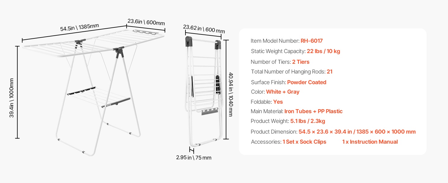 Pyykinkuivausteline käytössä