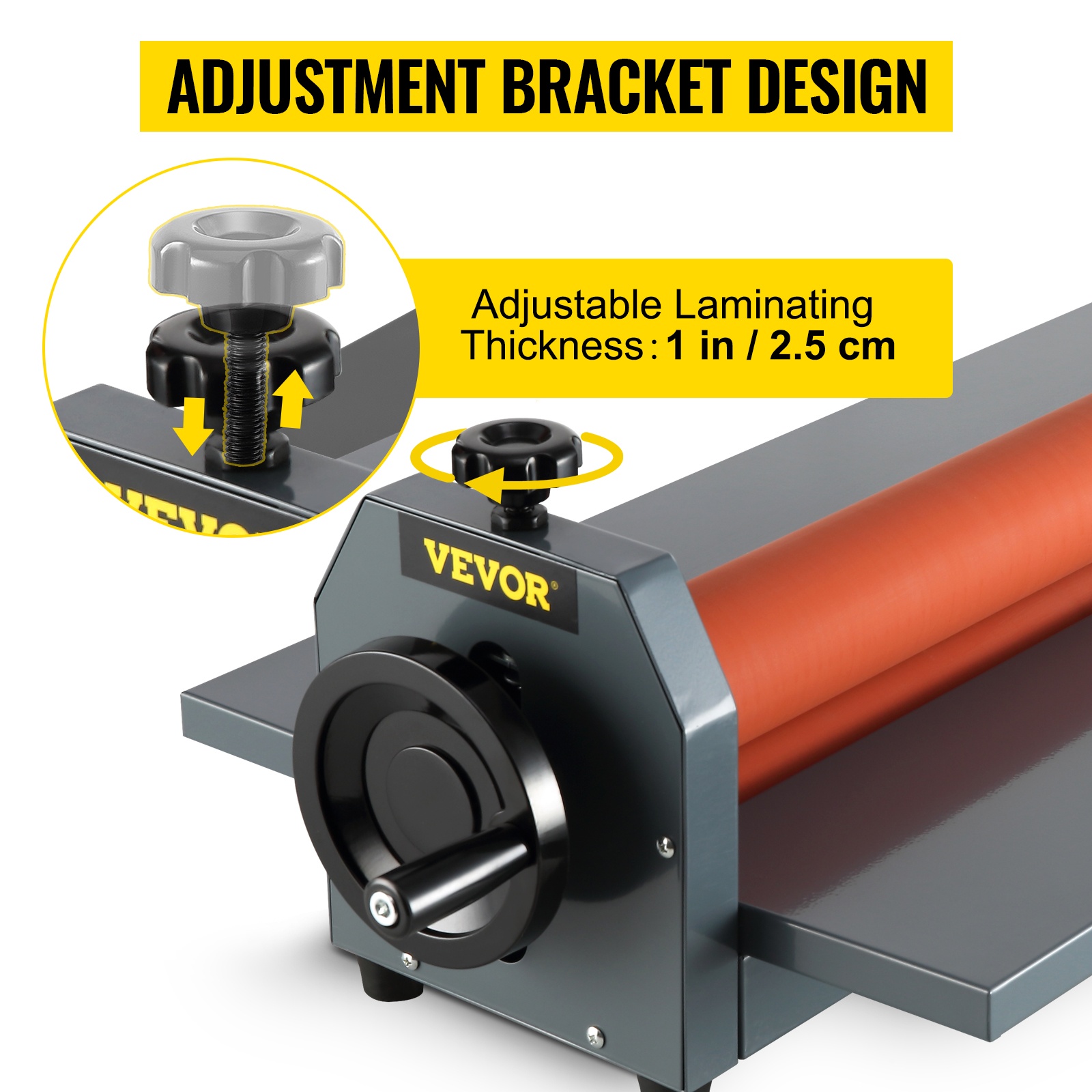 Säädettävä rullakorkeus
